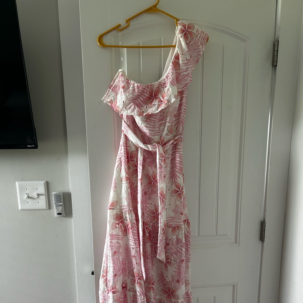 Eyelet floral dress